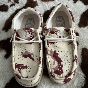 Cow Print Camo Hey Dudes